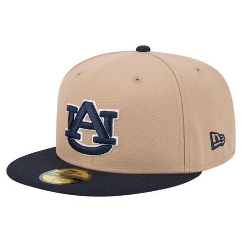 Men
s New Era  Khaki Auburn Tigers Two-Tone 59FIFTY Fitted Hat
