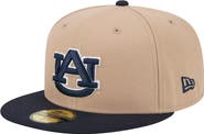 New Era Men's New Era  Khaki Auburn Tigers Two-Tone 59FIFTY Fitted Hat