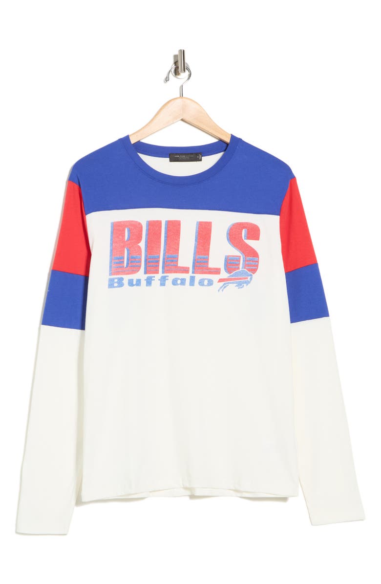 Junk Food NFL Bills Zone Blitz Cotton Graphic T-Shirt, Alternate, color, Blue/ Red/ White