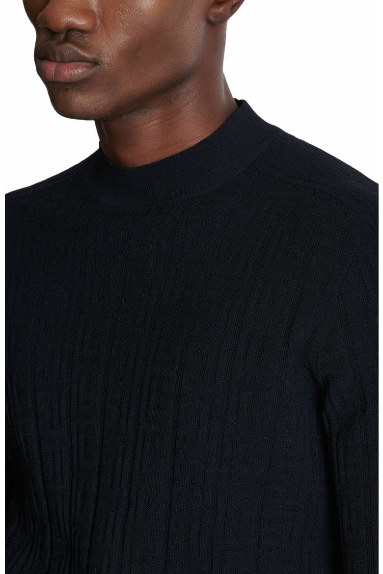 Silk And Cotton Knit Pb Jumper, Alternate, color, Black