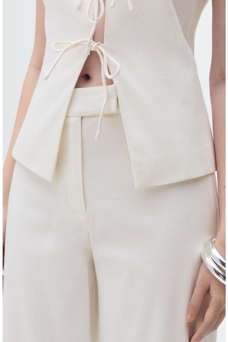 Straight Leg Pants, Alternate, color, ECRU