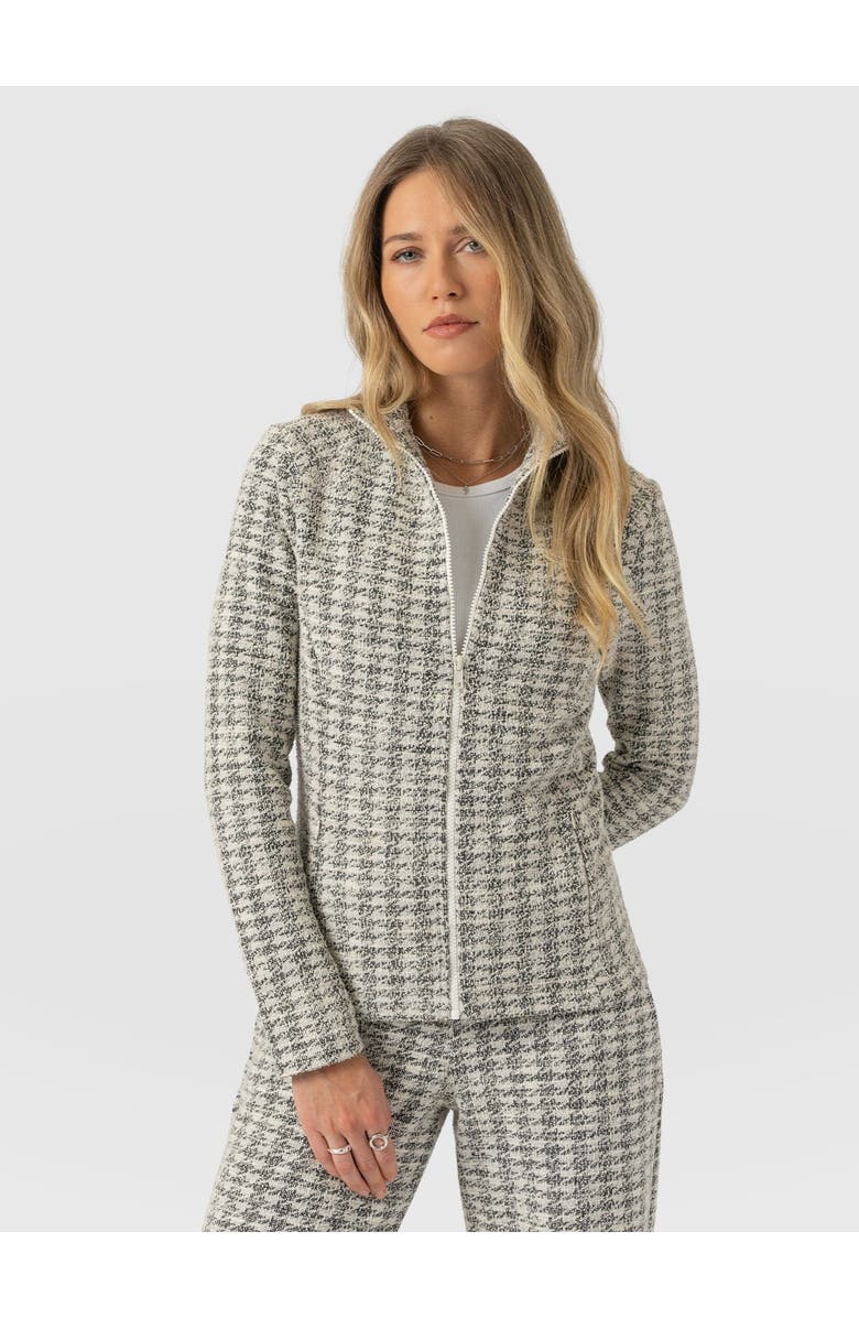 Saint + Sofia Keller Jacket, Main, color, Cream Boucle