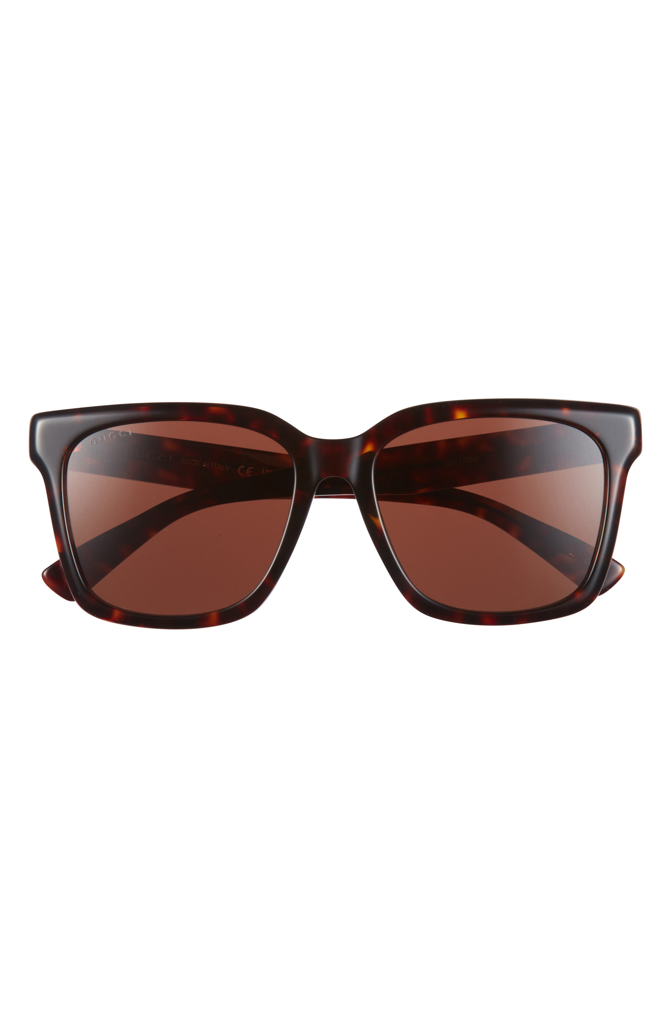 Gucci 56mm Square Sunglasses