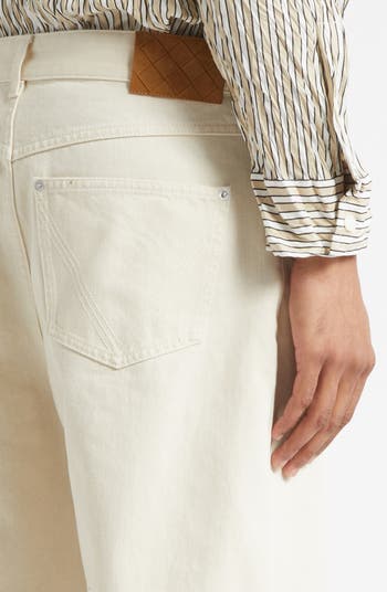 Bottega Veneta Turned Up Straight Leg Jeans | Nordstrom