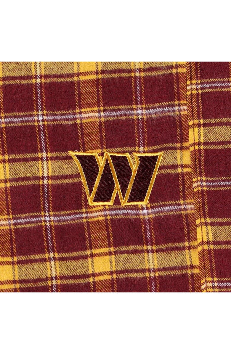 CONCEPTS SPORT Women's Concepts Sport Burgundy Washington Commanders Plus Size Badge T-Shirt & Flannel Pants Sleep Set, Alternate, color, 
