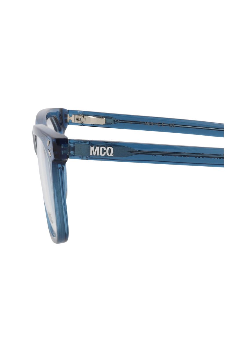 52mm Rectangle Optical Frames, Alternate, color, BLUE BLUE TRANSPARENT