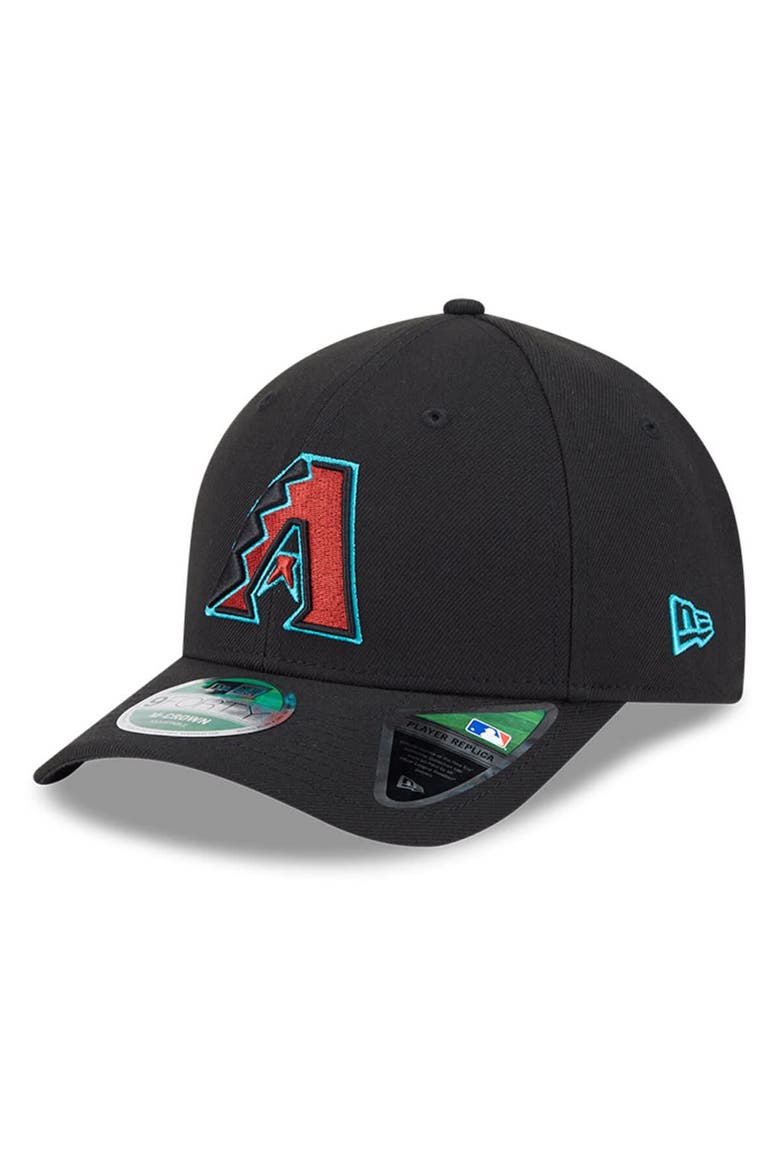 Men's New Era  Black Arizona Diamondbacks Player Replica 9FORTY Adjustable Hat, Main, color, Black