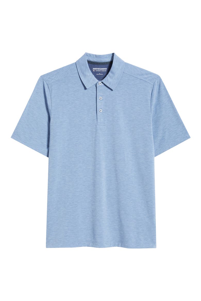 XC Apex Performance Polo, Alternate, color, BLUE HEATHER