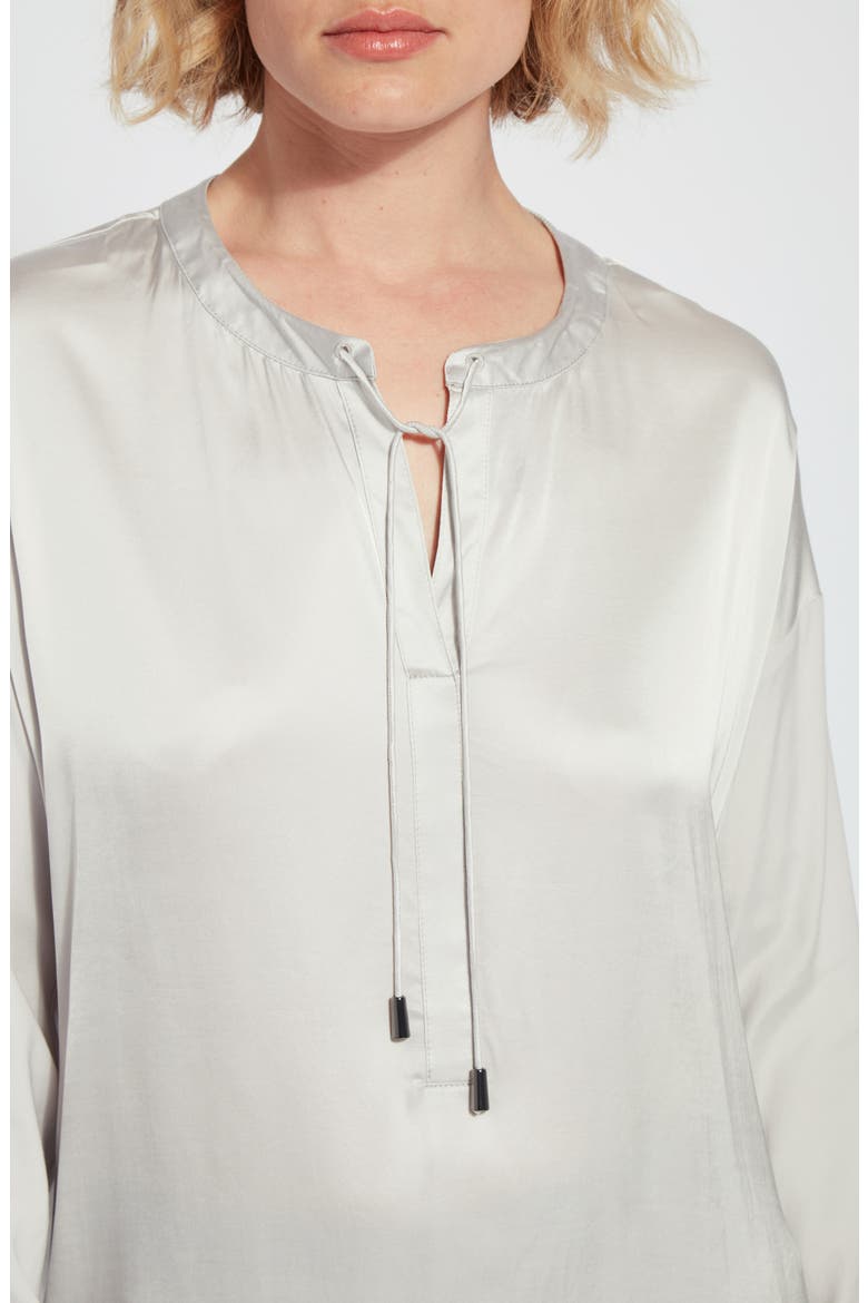 Terra Reverse Pullover Top, Alternate, color, PEARL GREY