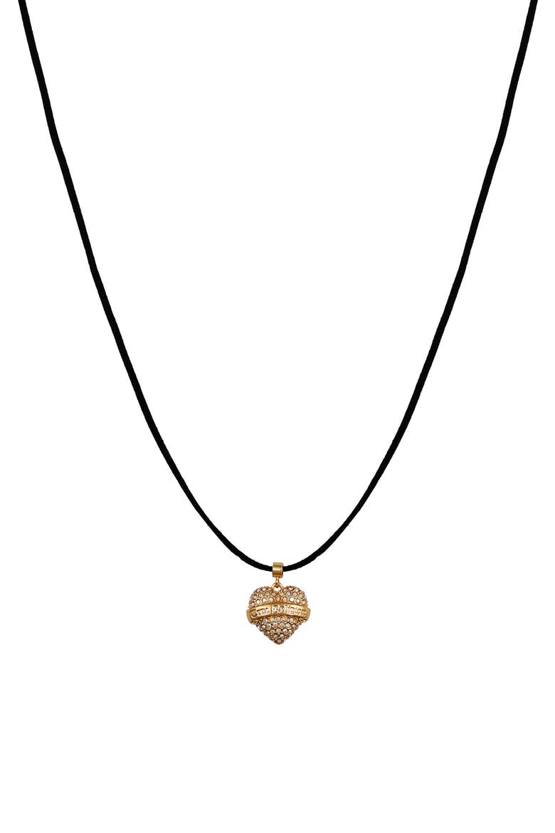 Suede choker necklace, Alternate, color, GOLDTONE
