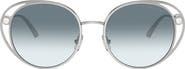 Jimmy Choo 53mm Oval Sunglasses