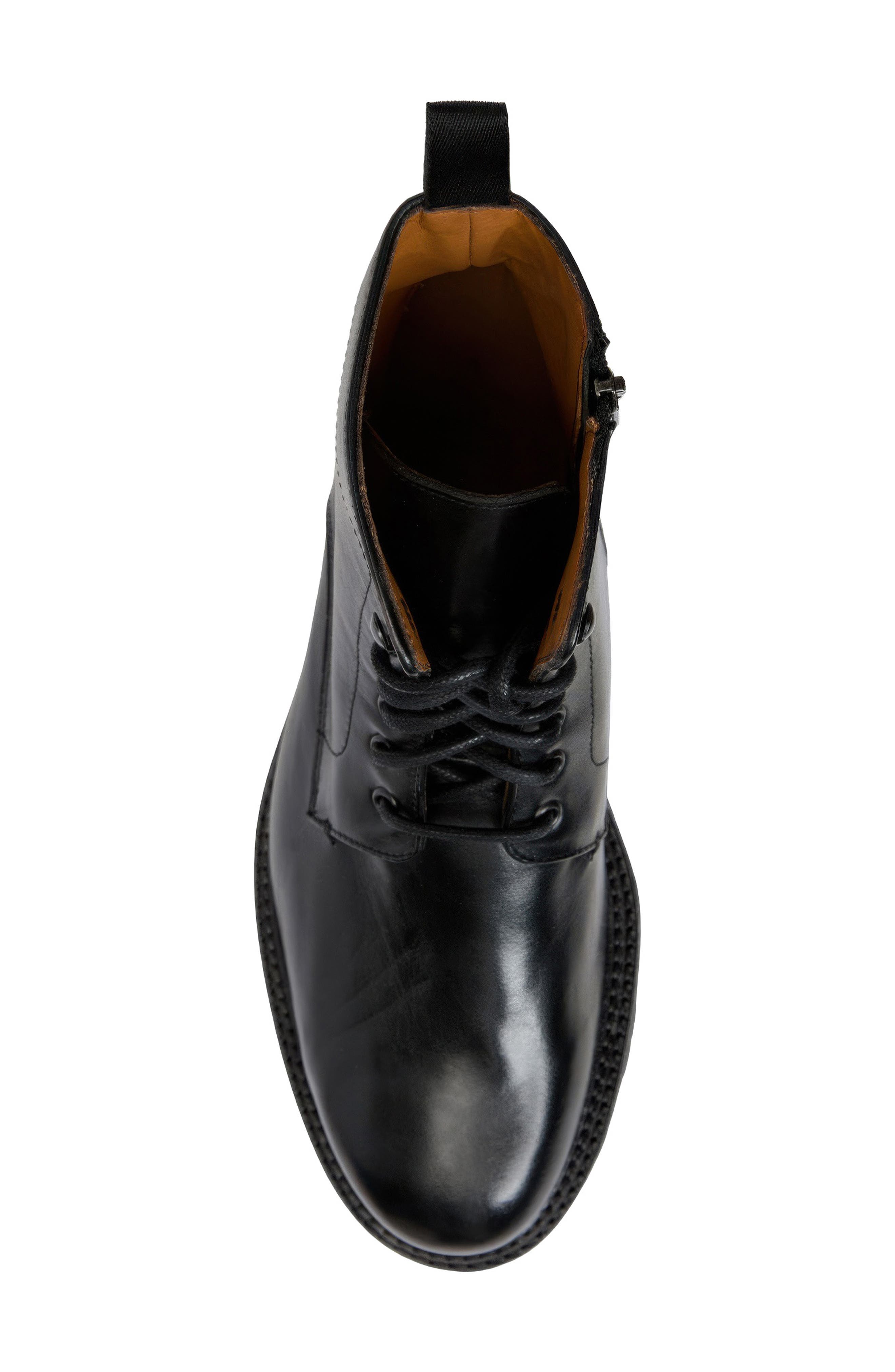 Agostino Waterproof Combat Boot, Alternate, color, BLACK
