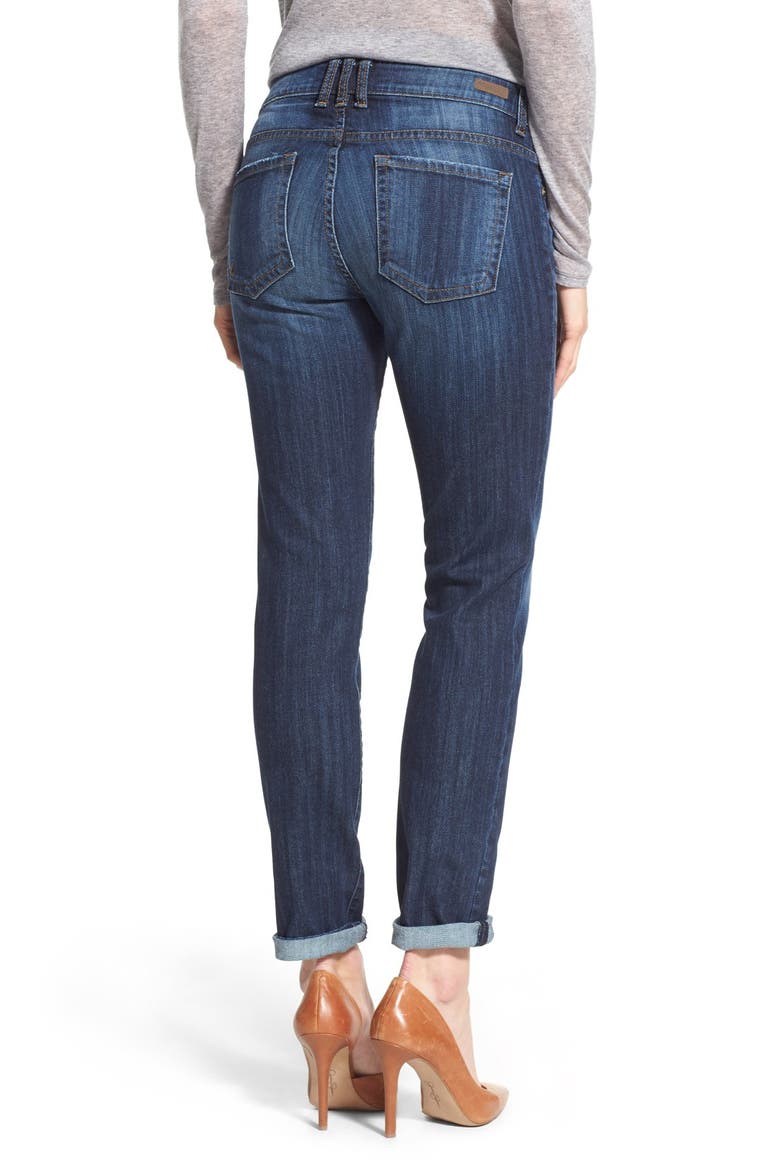 'Catherine' Stretch Boyfriend Jeans, Alternate, color, GOAL