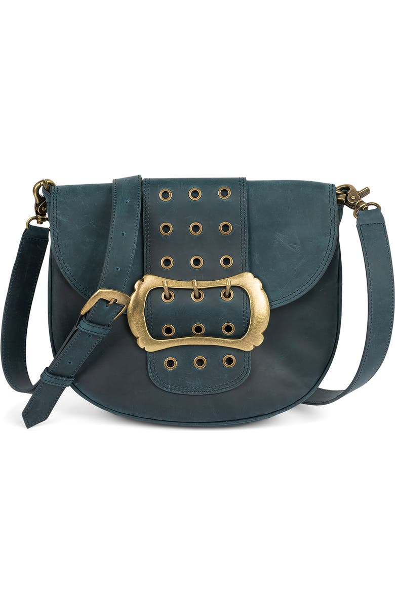 Jeffrey Campbell Side-Quest Leather Crossbody Bag, Main, color,