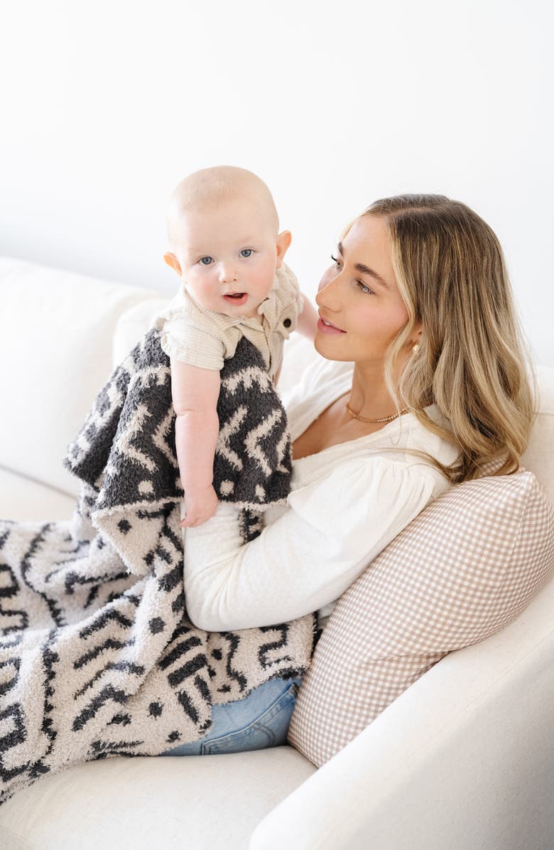 SARANONI Bamboni Receiving Blanket, Alternate, color, Mudcloth