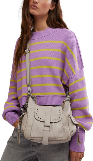 We the Free Baby Leigh Leather Crossbody Bag