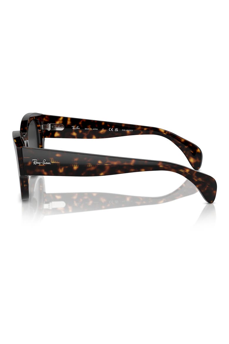 Jorge 52mm Polarized Square Sunglasses, Alternate, color, HAVANA