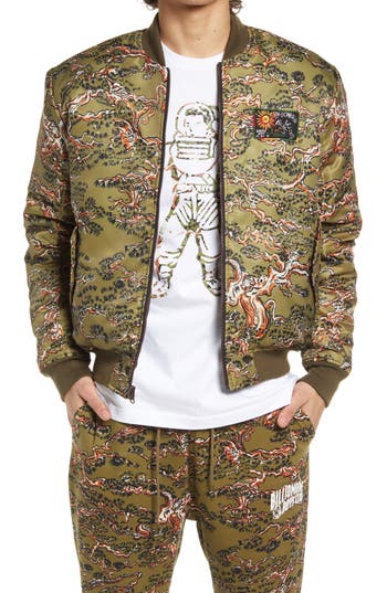 Billionaire Boys Club Bb Phoenix Reversible Bomber Jacket In Multi