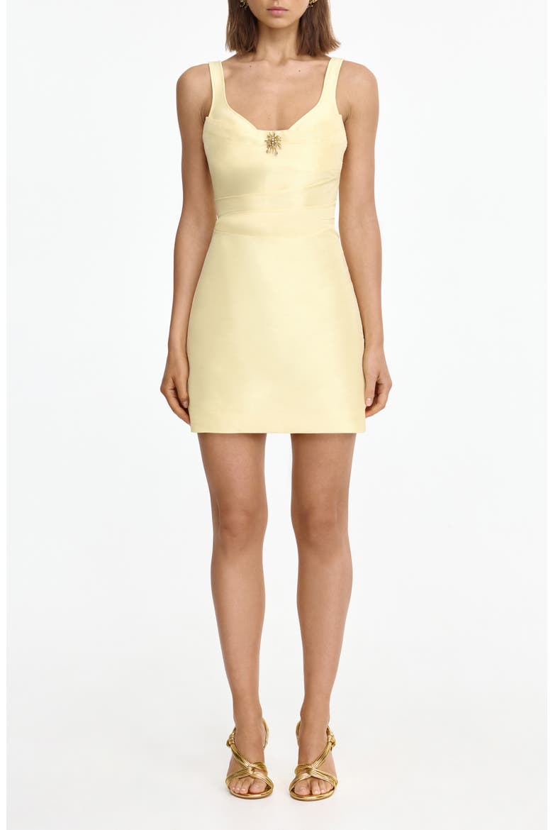 Newcatton Cocktail Minidress, Main, color, LEMON SORBET