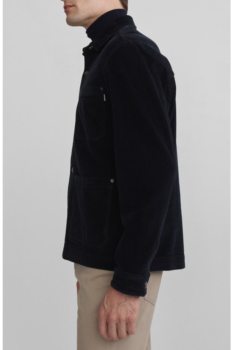Sean Cotton Corduroy Button-Up Shirt Jacket, Alternate, color, SKYLINE