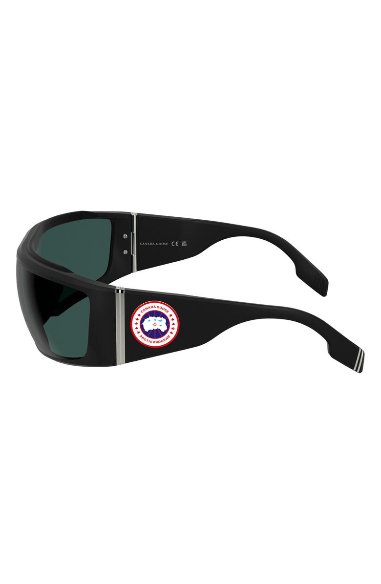 Canada Goose Hero 76mm Mask Sunglasses, Alternate, color, Matte Black