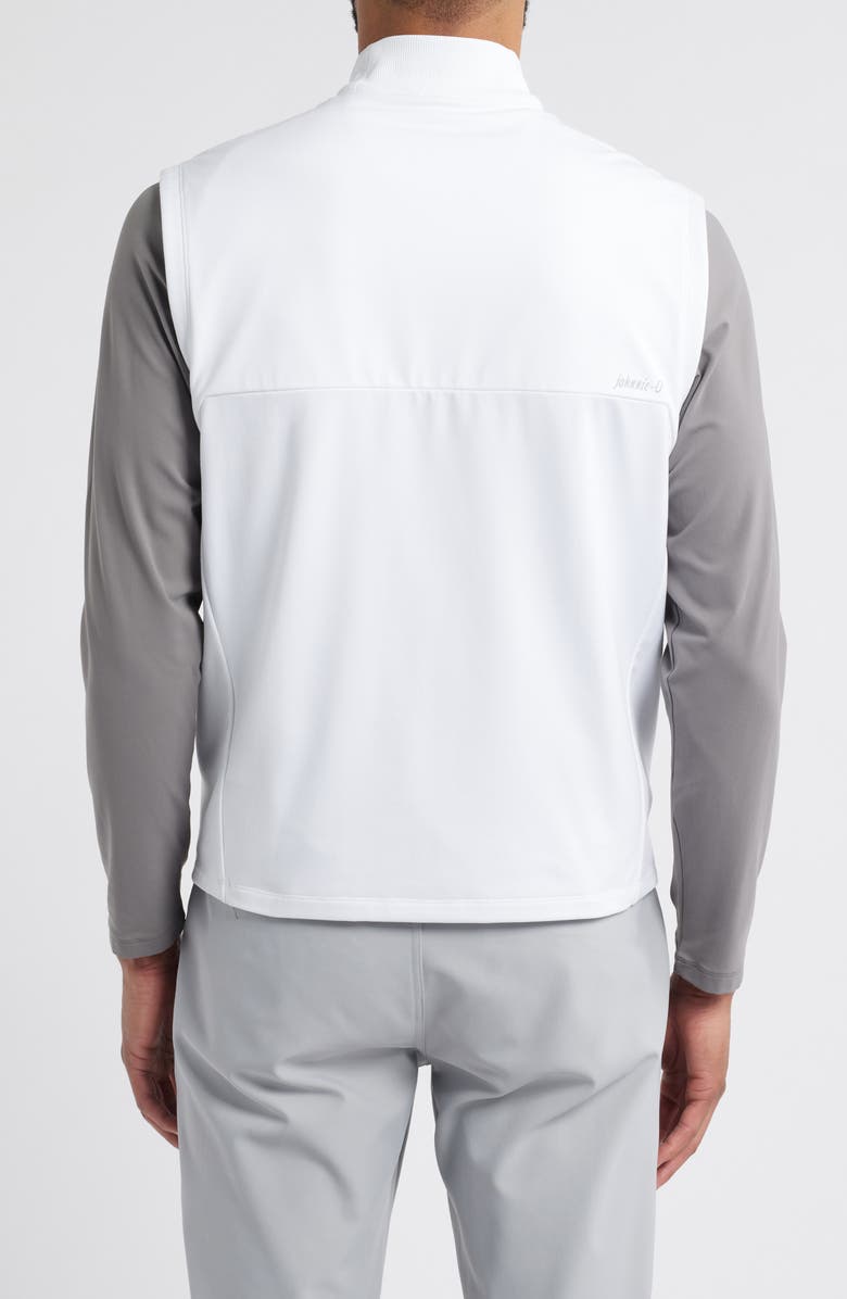 johnnie-O Filroy Quilted Vest, Alternate, color, White