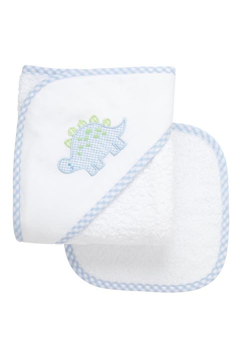Playful Pals Hooded Towel & Washcloth Set