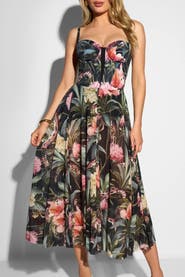 TA3 Mega Sculpting Push-Up Midi Dress