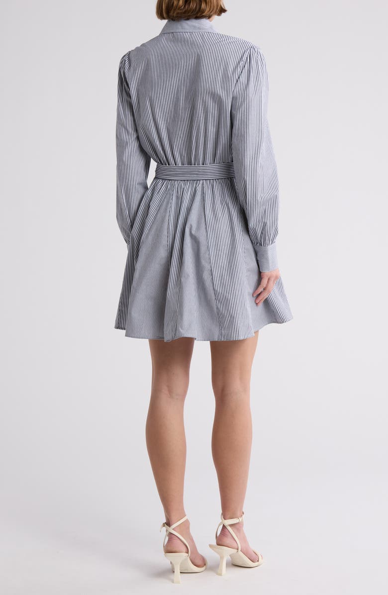 Steve Madden Godet Stripe Shirtdress, Alternate, color,