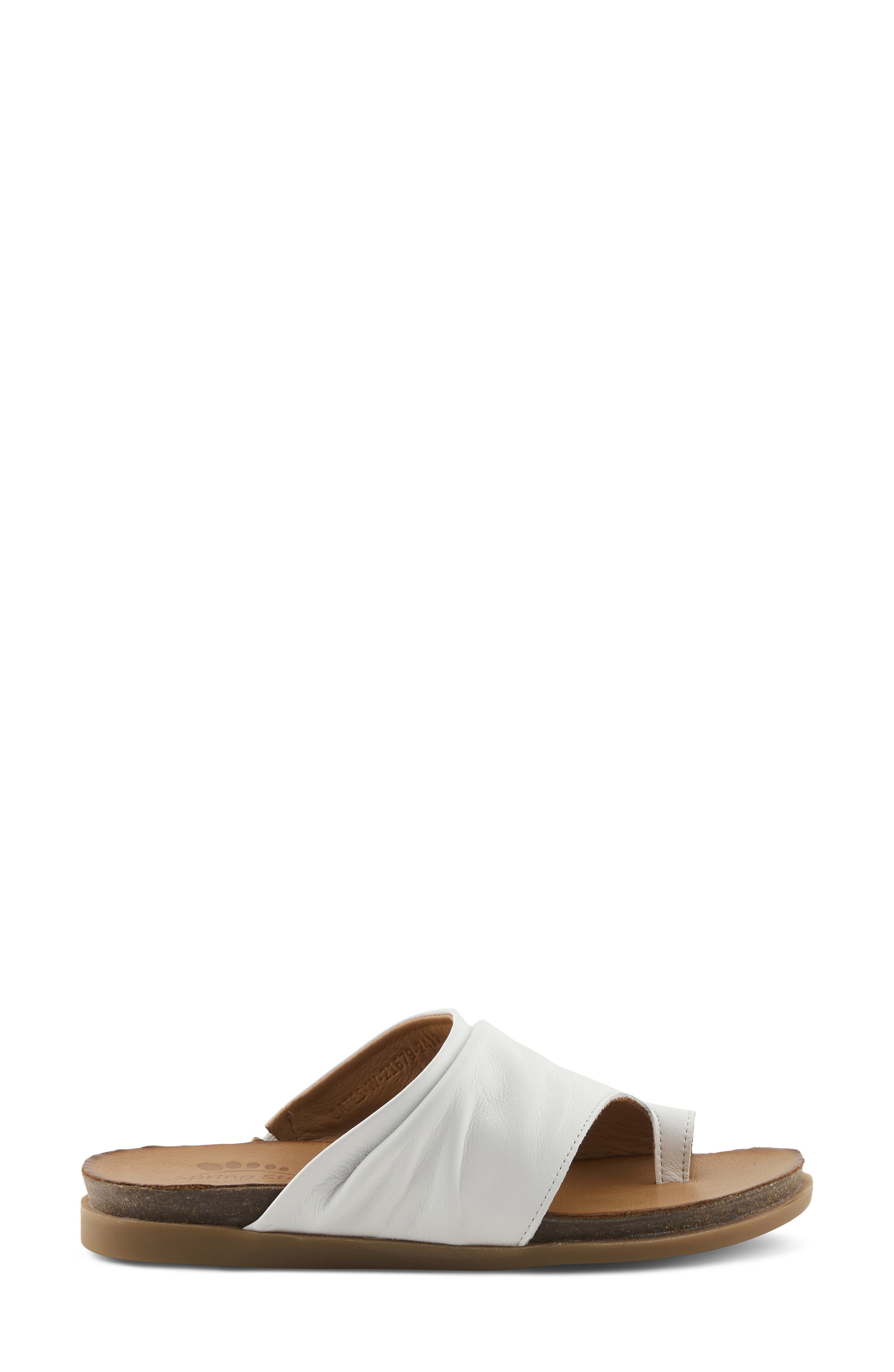 Spring Step Bates Slide Sandal, Alternate, color, White