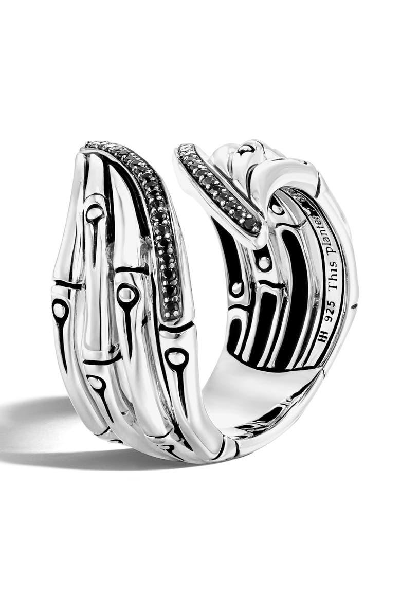 John Hardy Bamboo Sterling Silver & Stone Ring, Alternate, color,