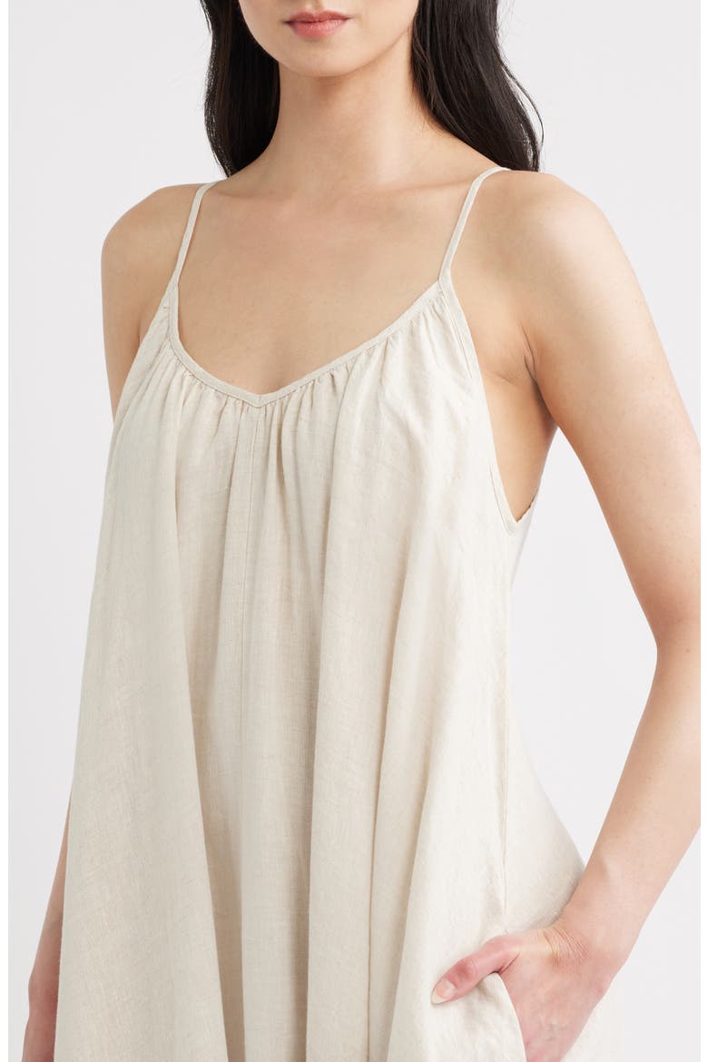 Lanae Linen Maxi Sundress, Alternate, color, LINEN