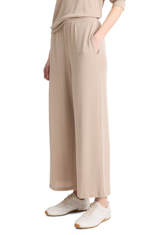 Vince Textured Knit Lounge Pant In Smokey Quartz