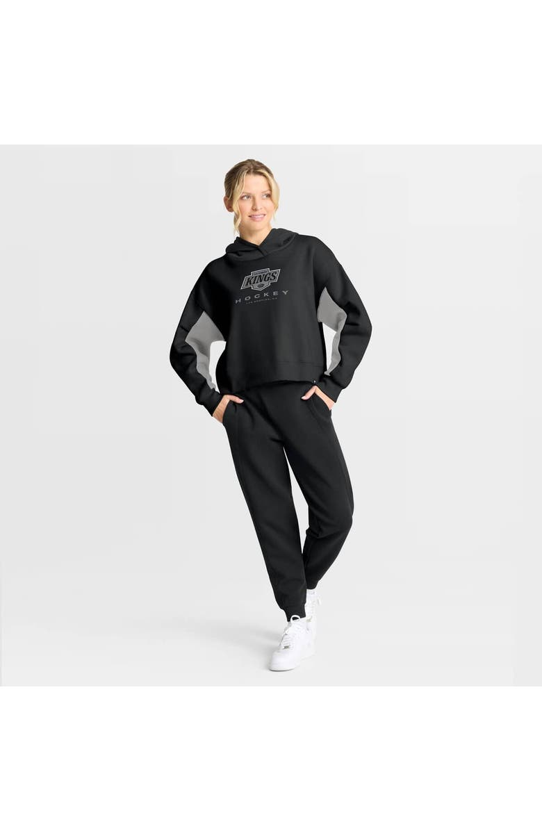 FANATICS Women's Fanatics Black Los Angeles Kings Back Check Boxy Hoodie, Alternate, color, Black