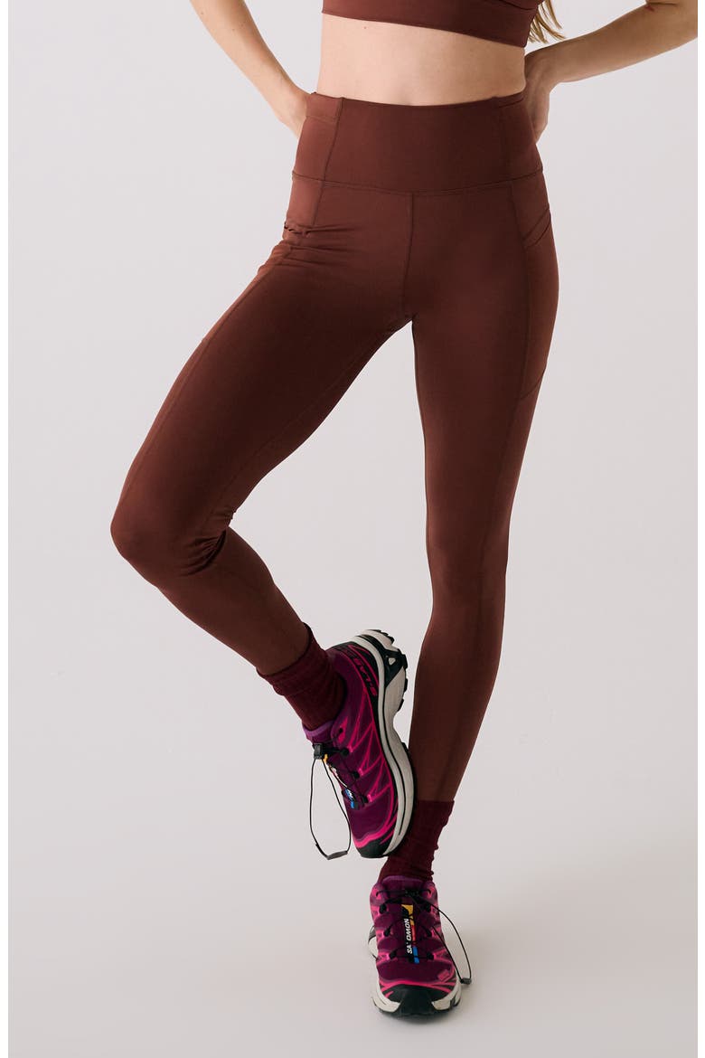 Action 7/8 Length Ankle Leggings, Main, color, SIENNA