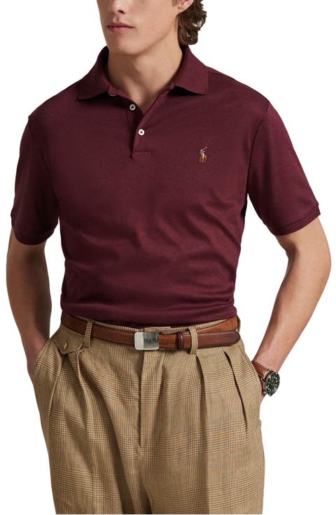 Solid Cotton Jersey Polo