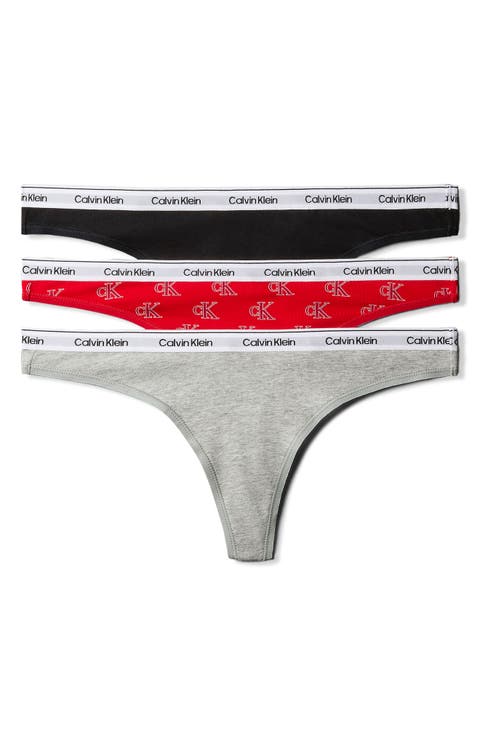 3-Pack Cotton Thongs
