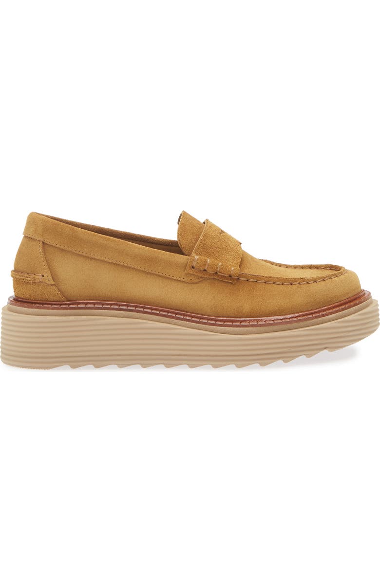 Pedro Garcia Sloan Platform Penny Loafer, Alternate, color, Alpaca