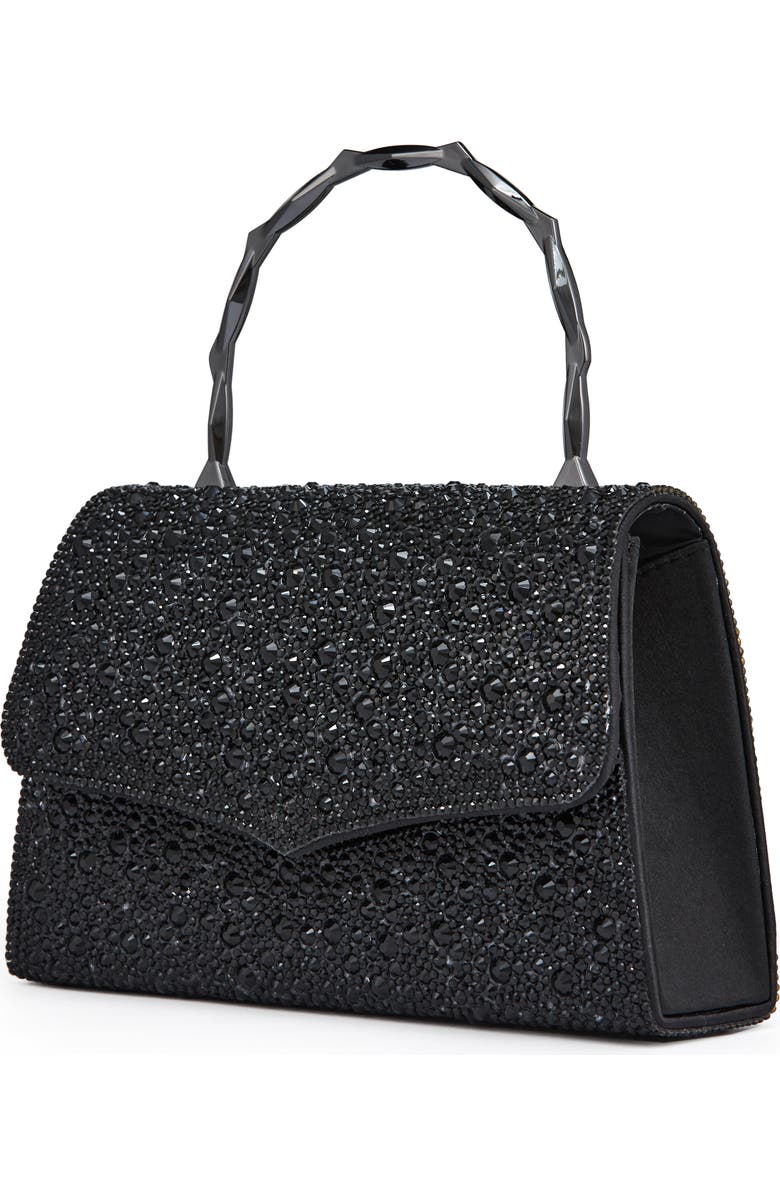 LADY COUTURE Chic Evening Handbag With Handle, Main, color, Black