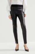 Brunello Cucinelli Stretch nappa leather leggings