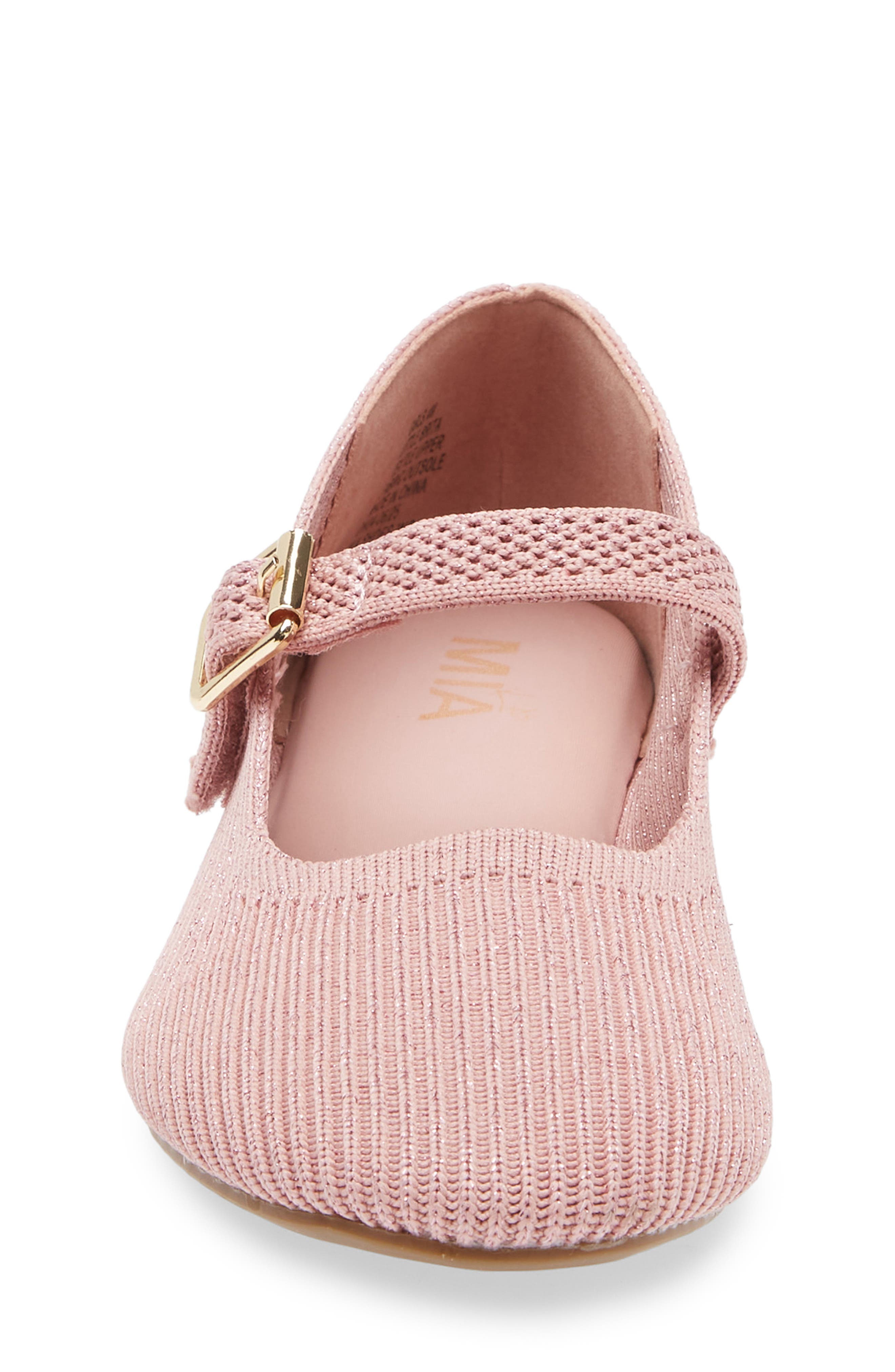 MIA Kids' Little Brita Mary Jane Flat, Alternate, color, Rose Gold