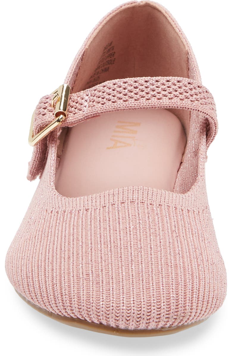 MIA Kids' Little Brita Mary Jane Flat, Alternate, color, Rose Gold