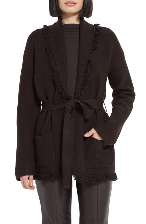 Dixie Fringe Belted Cardigan