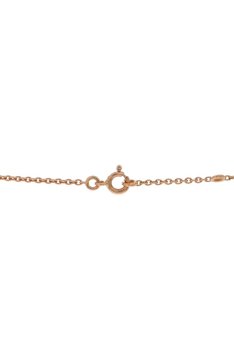 Pre-Owned Hermes Birkin Amulette Pendant Necklace 18K Rose Gold and Diamonds, Alternate, color, Rose Gold