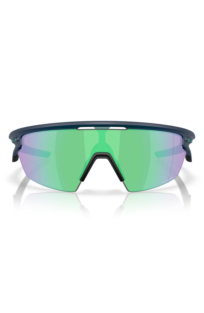 Oakley Prizm<sup>™</sup> Road Sport 36mm Rectangular Sunglasses, Main, color, Matte Abyss / Prizm Road Jade
