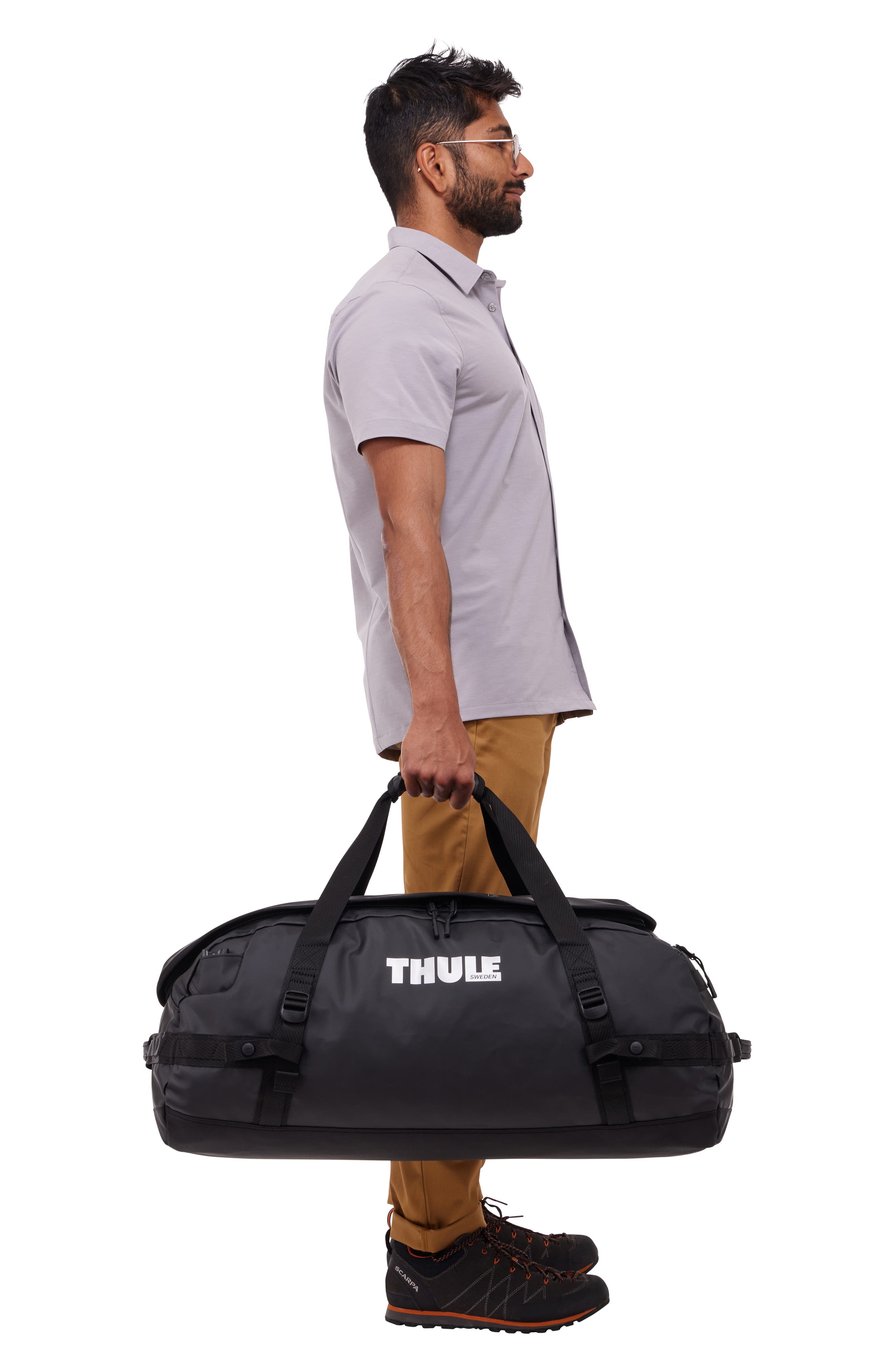 Thule Chasm 70L Duffle Bag, Alternate, color, Black