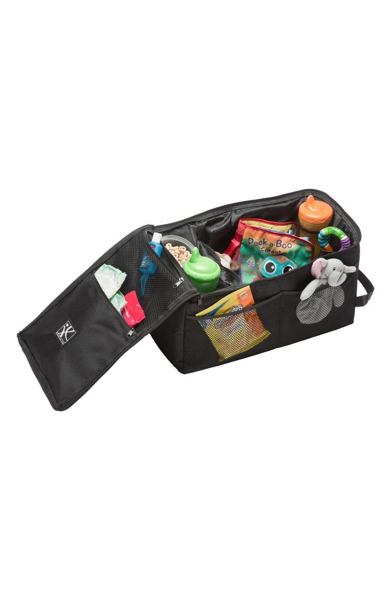 J.L. Childress Backseat Butler Car Organizer, Alternate, color, Black