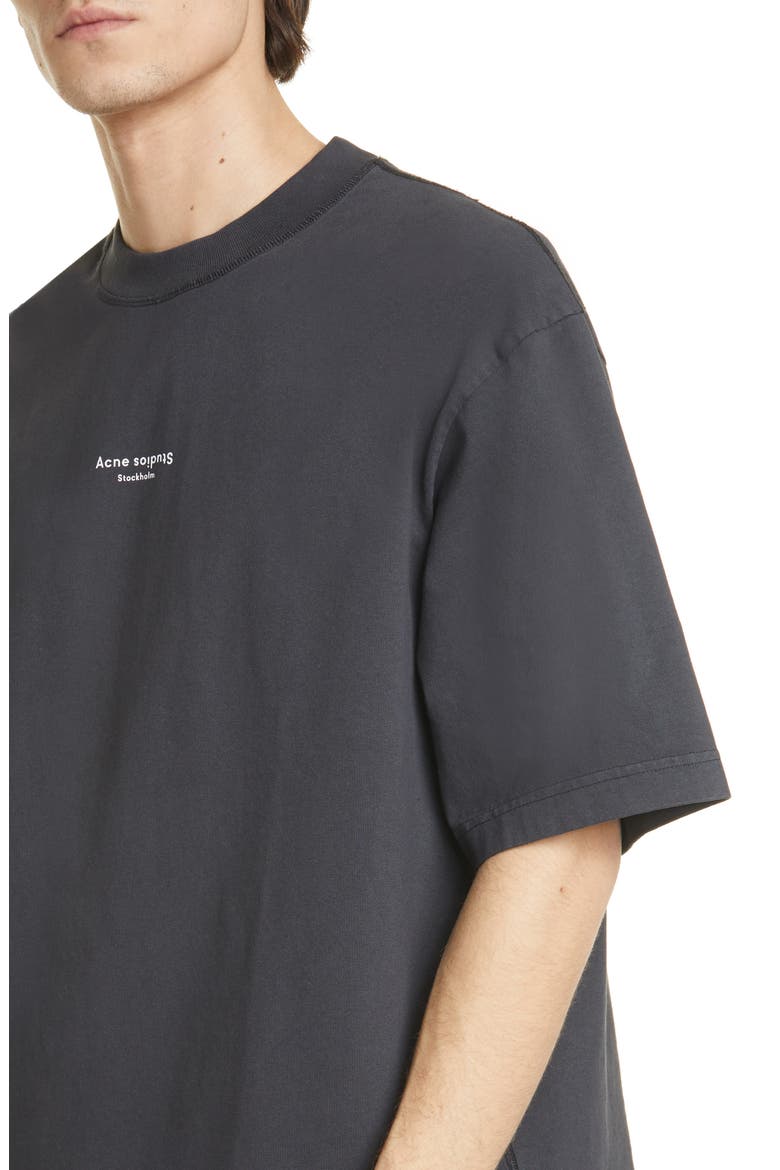 Extorr Stamp Oversize Logo T-Shirt, Alternate, color, BLACK