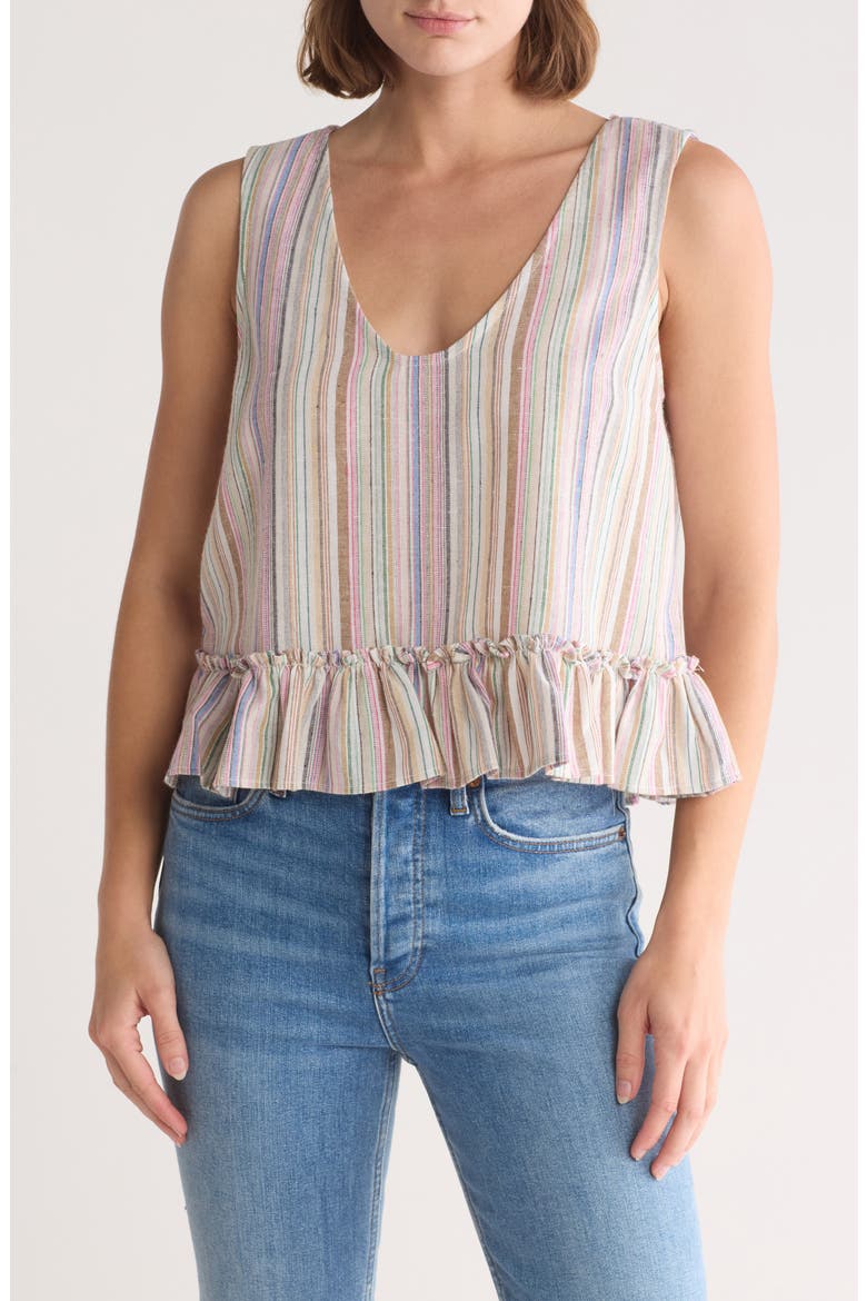 Bray Stripe Tank, Main, color, SPRING STRIPE