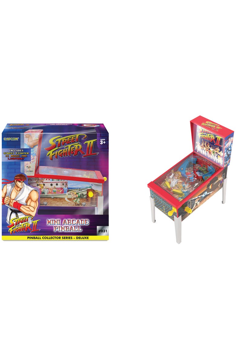 Street Fighter Mini Arcade Pinball, Collector Series, 3+, Alternate, color, Multicolored